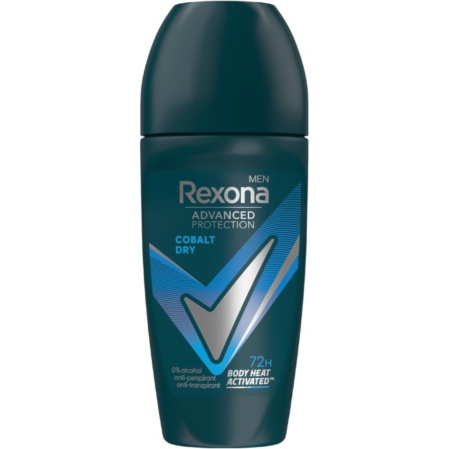 Антиперспирант-дезодорант Rexona Men Advanced Protection Cobalt Dry роликовый 50 мл Антиперспирант-дезодорант Rexona Men Advanced Protection Cobalt Dry роликовый 50 мл