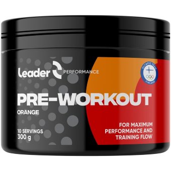 Предтренировочный комплекс Leader Performance Pre-Workout аминокислоты и витамины 300 гр