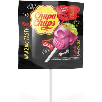 Леденец на палочке Chupa Chups 15 гр со вкусом клубники и лайма