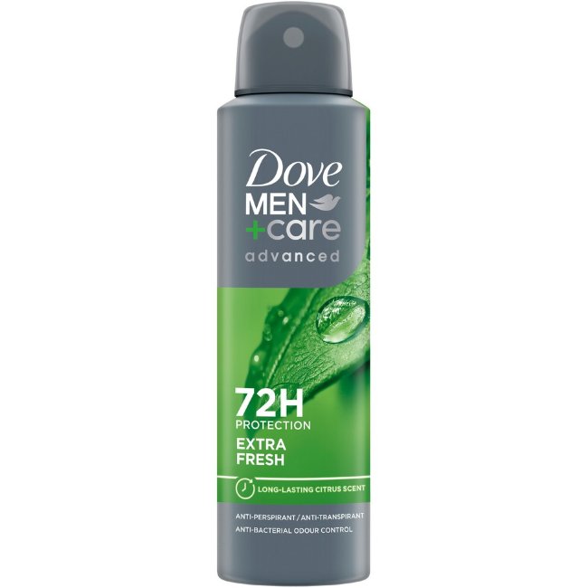 Dove Men+Care 72h Advanced Extra Fresh Дезодорант-антиперспирант-спрей 150 мл