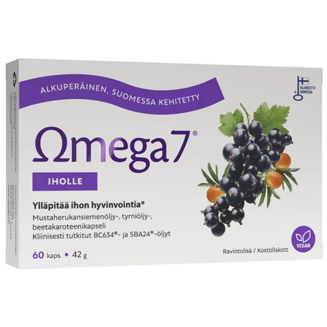 Витамины для здоровья кожи Omega7 Skin Aromtech 60 капсул