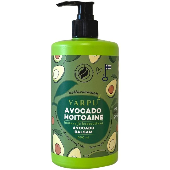 Кондиционер для сухих и чувствительных волос с маслом авокадо Varpu 500 мл Кондиционер для сухих и чувствительных волос с маслом авокадо Varpu 500 мл