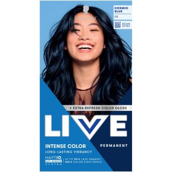 Перманентная краска для волос Schwarzkopf LIVE 90 Cosmic Blue