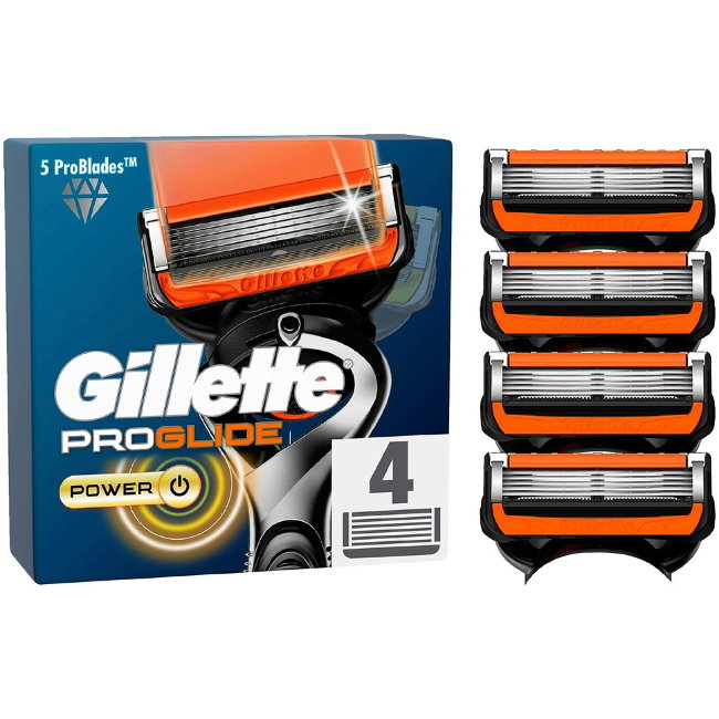 Кассеты для бритья Gillette Fusion ProGlide5 Power 4 шт