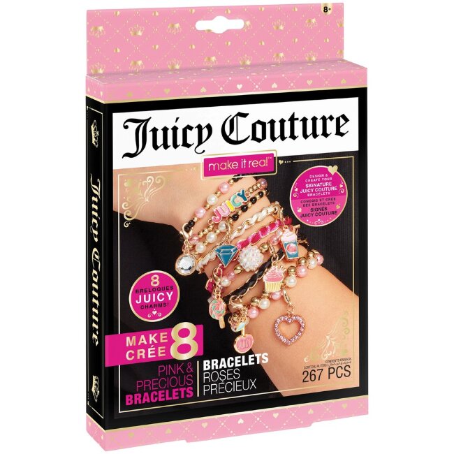 Набор для изготовления браслетов Make It Real Juicy Couture, разнообразные