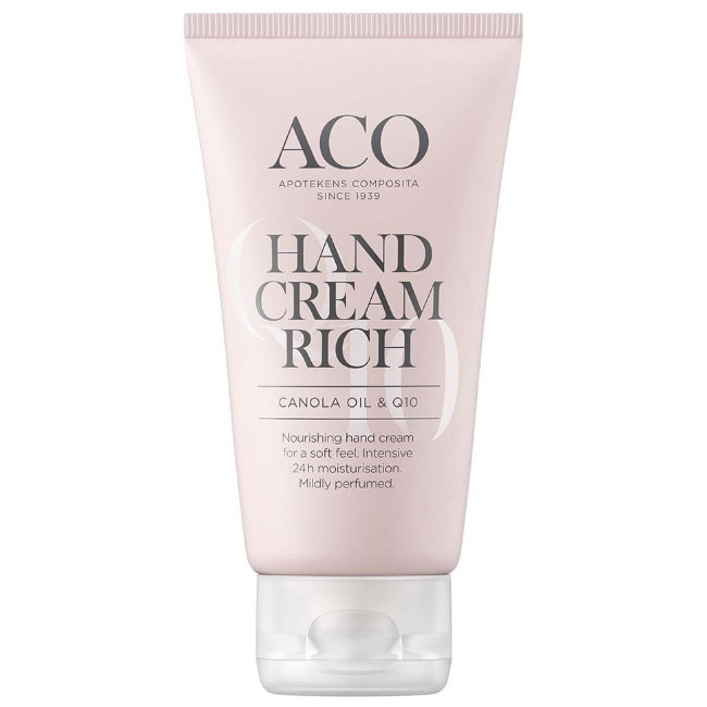 Питательный крем для рук с маслом канолы и Q10 ACO HAND CREAM RICH 75 мл