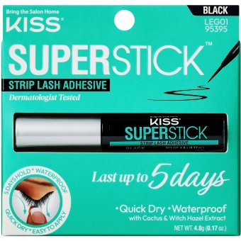 Суперклей для ресниц Kiss Superstick черный 4,8 гр Суперклей для ресниц Kiss Superstick черный 4,8 гр