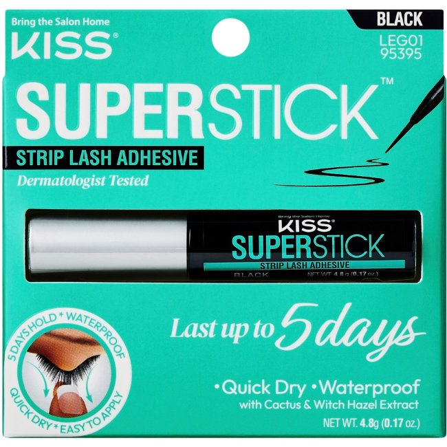 Суперклей для ресниц Kiss Superstick черный 4,8 гр Суперклей для ресниц Kiss Superstick черный 4,8 гр