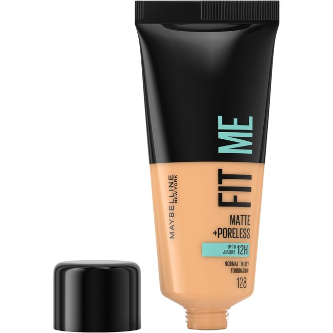 Тональный крем Maybelline New York Fit Me Matte+Poreless 128 Warm Nude 30 мл