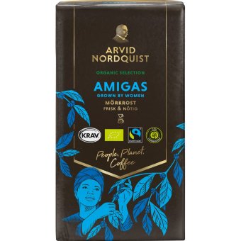 Кофе молотый Arvid Nordquist Amigas очень темной обжарки 450 гр Кофе молотый Arvid Nordquist Amigas очень темной обжарки 450 гр