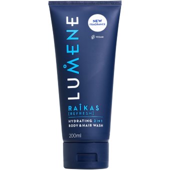 Увлажняющий 2в1 гель для душа Lumene Men RAIKAS 200 мл Увлажняющий 2в1 гель для душа Lumene Men RAIKAS 200 мл