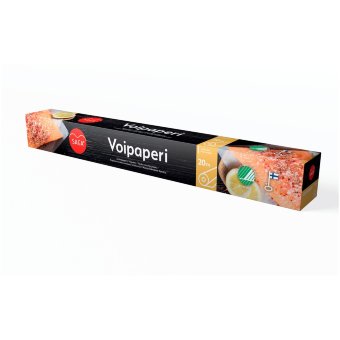 Пищевая масляная бумага SAGA Voipaperi 37 см 20 м Пищевая масляная бумага SAGA Voipaperi 37 см 20 м