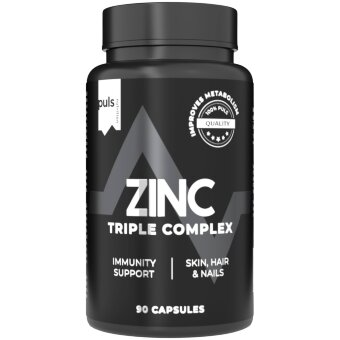 Добавка с цинком PULS Nutrition triple complex 90 капсул