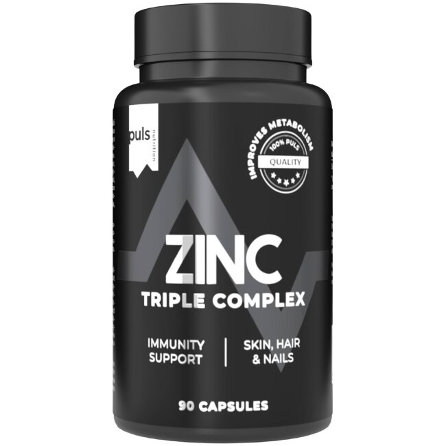 Добавка с цинком PULS Nutrition triple complex 90 капсул Добавка с цинком PULS Nutrition triple complex 90 капсул