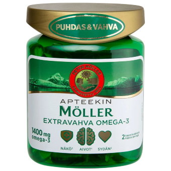 Рыбий жир экстра сильный Moller Apteekin 76 капсул Рыбий жир экстра сильный Moller Apteekin 76 капсул