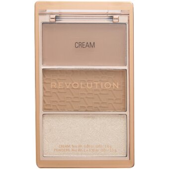 Многофункциональная палетка оттенков Revolution the bronze icon 3 оттенка Divine fair