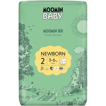 Подгузники Muumi Baby 2, 3-6 кг, 56 шт.
