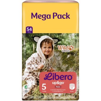 Подгузники-трусики Libero Up&Go, размер 5, 54 шт, 9-14 кг Подгузники-трусики Libero Up&Go, размер 5, 54 шт, 9-14 кг