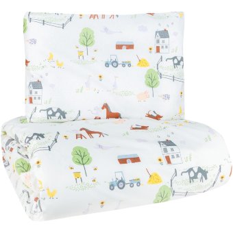 Детское постельное белье Ciraf Farmen 120x160 см, многоцветное