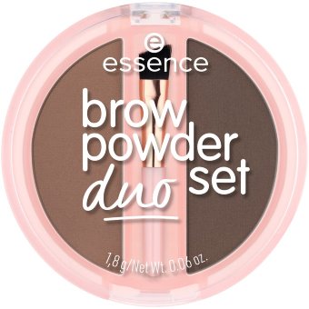 Пудровые тени для бровей essence duo set 02 medium 1.8 гр Пудровые тени для бровей essence duo set 02 medium 1.8 гр