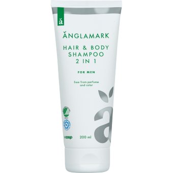 Шампунь 2-в-1 для мужчин Änglamark 200 мл Шампунь 2-в-1 для мужчин Änglamark 200 мл