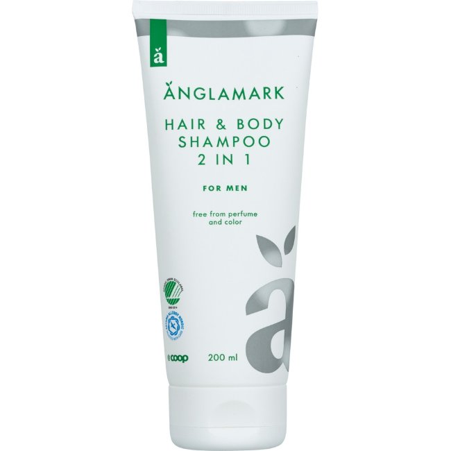 Шампунь 2-в-1 для мужчин Änglamark 200 мл Шампунь 2-в-1 для мужчин Änglamark 200 мл