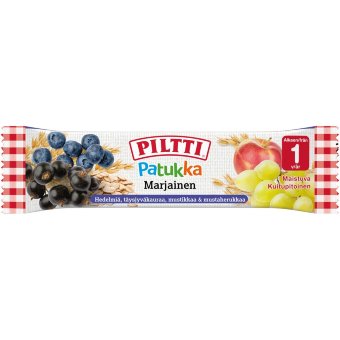 Злаковый батончик с черникой Piltti 25 гр с 1 года