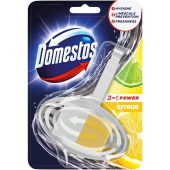 Освежитель-блок для унитаза Domestos 3в1 WC лимон