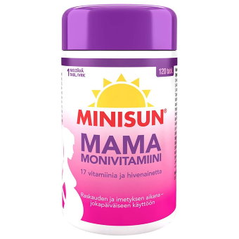 Витамины для беременных и кормящих Minisun MAMA Monivitamiini 120 таб Витамины для беременных и кормящих Minisun MAMA Monivitamiini 120 таб