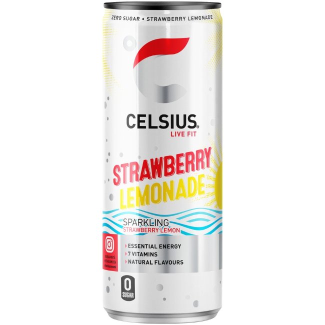 Энергетический напиток CELSIUS Strawberry Lemonade 355 мл