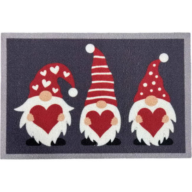 Коврик для порога "Эльфы и сердечки" Kotikulta 40 х 60 см