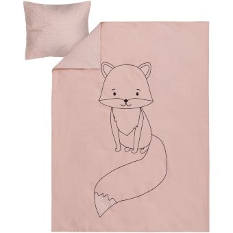 Детский комплект постельного белья Ciraf Kettunen 120x160 см, розовый