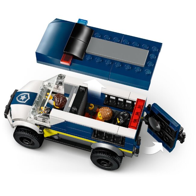 Игрушечный полицейский транспорт LEGO® City 60479 автомобиль для перевозки заключенных