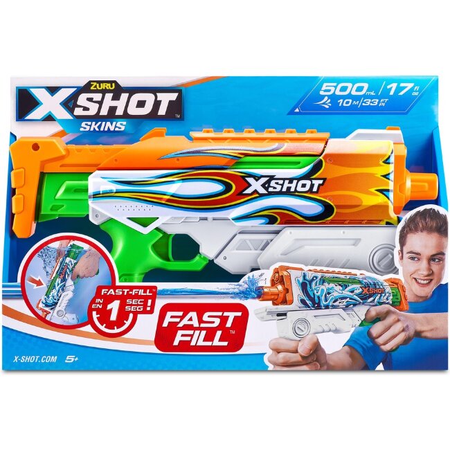 Водяной пистолет X-Shot Fast Fill Skins Hyperload Водяной пистолет X-Shot Fast Fill Skins Hyperload