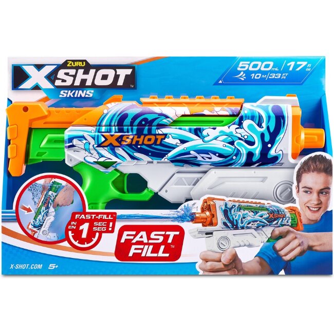 Водяной пистолет X-Shot Fast Fill Skins Hyperload Водяной пистолет X-Shot Fast Fill Skins Hyperload