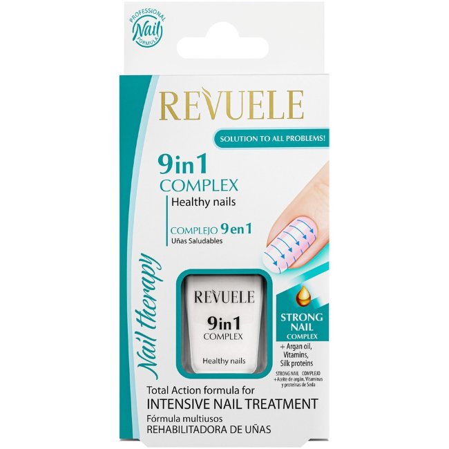 Терапия для ногтей Revuele 9 в 1 Здоровые ногти 10 мл Терапия для ногтей Revuele 9 в 1 Здоровые ногти 10 мл