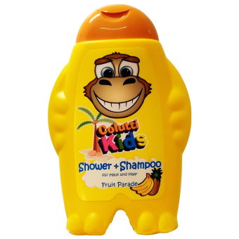 Детский шампунь-гель для душа "Тропические фрукты" Kiddy Care Fruit Parad 300 мл Детский шампунь-гель для душа "Тропические фрукты" Kiddy Care Fruit Parad 300 мл