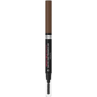 Карандаш для бровей L'Oréal Paris Infaillible Brows 24H Filling Triangular 5.0 светлый каштановый 1 мл Карандаш для бровей L'Oréal Paris Infaillible Brows 24H Filling Triangular 5.0 светлый каштановый 1 мл