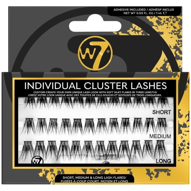 Накладные ресницы и клей W7 Cluster Lashes