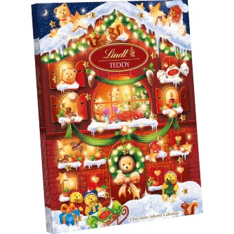 Шоколадный Адвент-календарь Lindt Teddy House 170 гр