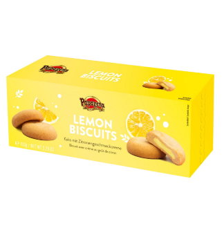 Печенье с лимонным кремовым наполнителем Papagena 150 гр