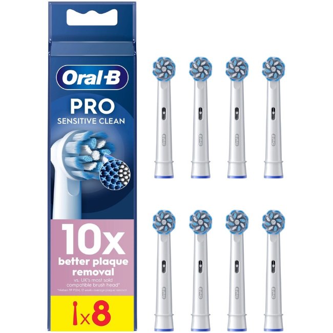 Сменные насадки Oral-B Sensitive Clean&Care 8 шт