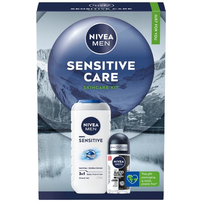 Подарочный набор NIVEA MEN Sensitive Care 2025, включает 2 продукта Подарочный набор NIVEA MEN Sensitive Care 2025, включает 2 продукта