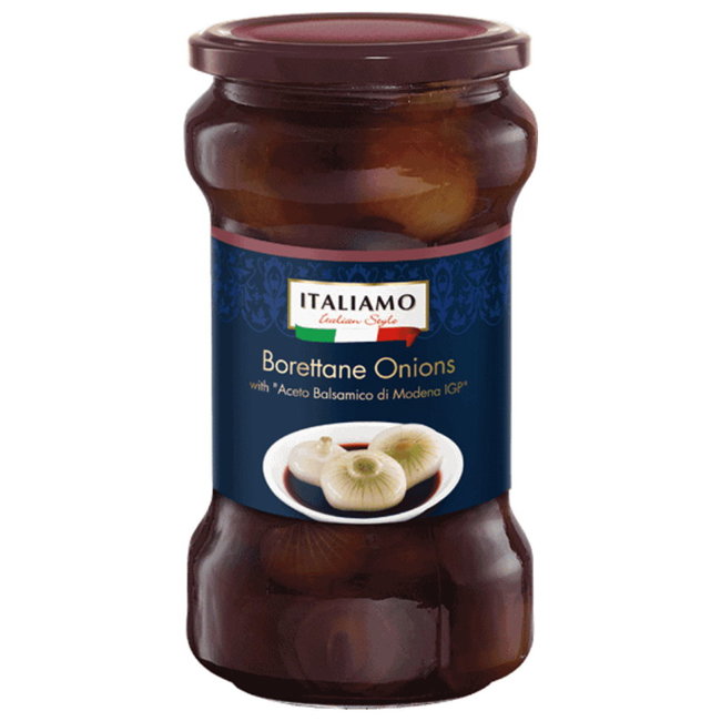 Лук Borettane в бальзамическом уксусе ITALIAMO 285/590 гр
