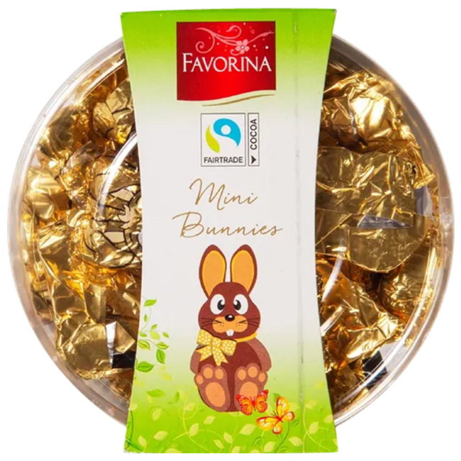 Набор шоколадных фигурок Favorina Мини-зайчики 125 гр