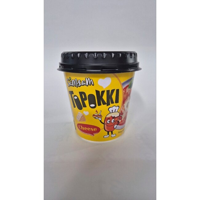 Корейский рисовый пирожок SamSam Topokki в соусе со вкусом сыра 120 гр