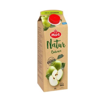 Яблочный нектар Marli Natur 100% 1 л Яблочный нектар Marli Natur 100% 1 л