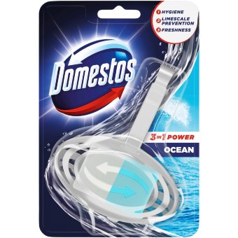 Освежитель-блок для унитаза Domestos 3в1 WC океан