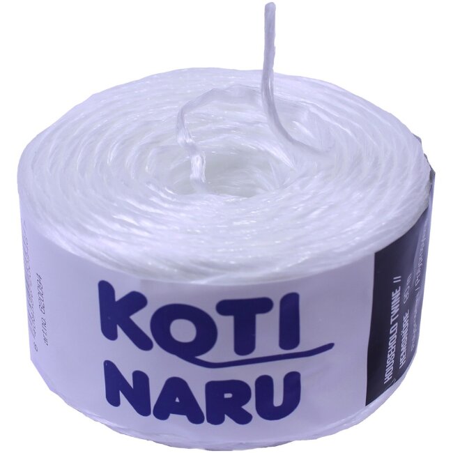Домашняя бечёвка Piippo Kotinaru 100 гр, белая, 90 м/рулон