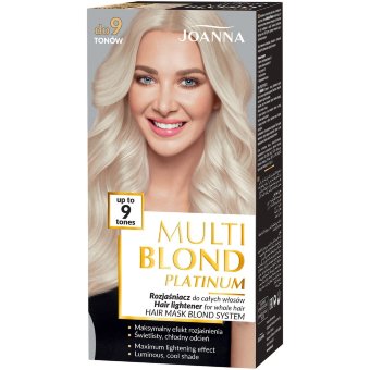 Краска для волос Joanna Multi Blond PLATINUM до 9 тонов Краска для волос Joanna Multi Blond PLATINUM до 9 тонов